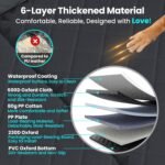 Back Seat Extender for Dogs with Storage, Dog Car Seat Cover Hard Bottom, Back Seat Protector, Removable and Washable Dog Hammock for Car Heavy Duty SUV Truck (Light Gray) - Image 5