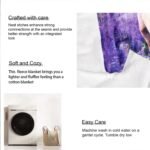 HommomH 60"x80" Horse Blanket with Purple Lavender, Super Soft Fleece Throw Blankets for Girls - Image 7