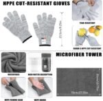 Fishing Tool Kit, 50 Pieces Fishing Gear, Fishing Pliers with Lanyard, Fillet Knife, Fish Lip Gripper, Fly Ice Fishing Hook Extractor, Anti-Cutting Gloves, Fishing Lures Baits Accessories - Image 7