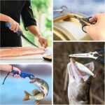 Fishing Tool Kit, 50 Pieces Fishing Gear, Fishing Pliers with Lanyard, Fillet Knife, Fish Lip Gripper, Fly Ice Fishing Hook Extractor, Anti-Cutting Gloves, Fishing Lures Baits Accessories - Image 8