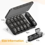 Weekly Pill Organizer 3 Times a Day, Large 7 Day Pill Box 3X a Day with Separate Light-Proof Container, Portable Travel Pill Case for Medication, Vitamins, Fish Oil and Supplements - Image 4
