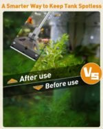 Pawfly Aquarium Algae Scraper Cleaner Fish Tank Brush with 5 Stainless Steel Blades, 26 Inch Aquarium Glass Scraper Aquarium Cleaning Tool - Image 8