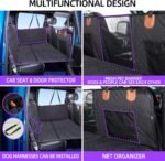 Dog Seat Cover and Bed for Trucks - Back Seat Extender and Hammock for F150, RAM1500, Silverado - Non-Inflatable Pet Mattress (Black) - Image 5