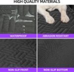 Dog Seat Cover and Bed for Trucks - Back Seat Extender and Hammock for F150, RAM1500, Silverado - Non-Inflatable Pet Mattress (Black) - Image 6