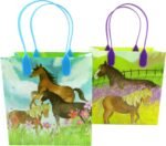 TINYMILLS Horse and Pony Themed Party Favor Bags Treat Bags, 12 Pack - Image 4