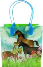 TINYMILLS Horse and Pony Themed Party Favor Bags Treat Bags, 12 Pack - Image 6