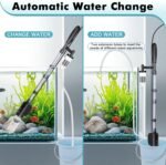 AQQA Electric Aquarium Vacuum Gravel Cleaner & Water Changer 6-in-1 Multi-Functional Fish & Turtle Tank Cleaning Tools for Water Cleaning & Circulation (20W, 320GPH) - Image 7