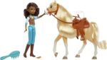 Mattel Spirit Untamed Doll & Toy Horse Set, 7-inch Pru Small Doll with 7 Movable Joints, Chica Linda (8-inch) with Soft Mane & Tail & Accessories - Image 3