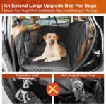 Vailge Dog Car Seat Cover, Back Seat Extender for Dogs,Dog Hammock for Car Backseat, Non Inflatable Dog seat Cover for Back seat,Hard Bottom Back Seat Protector for Cars,Trucs & SUVs - Image 3