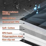 Vailge Dog Car Seat Cover, Back Seat Extender for Dogs,Dog Hammock for Car Backseat, Non Inflatable Dog seat Cover for Back seat,Hard Bottom Back Seat Protector for Cars,Trucs & SUVs - Image 8