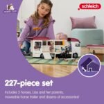Schleich Horse Club - Horse Transporter, 97 Piece Playset with Horse Trailer, 3 x Horses, Collectible Animal Toys and Horse Riding Figurines for Children Aged 5+ - Image 6