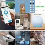 5G WiFi Automatic Cat Feeders: Smart Automatic Cat Food Dispenser with Slow Feeding Mode, Detachable for Easy Cleaning, Pet Feeder with Alexa, 1-30 Meals Per Day for Multiple Pets (6L/25 Cup) - Image 4