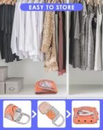 Bissap Bearded Dragon Travel Carrier, Portable Guinea Pig Carrier Bag Tortoise Carrier Pouch for Bunny Hamster Chinchilla Hedgehog Lizard Bird Outgoing Reptile Travel Carrying Case - Orange - Image 7