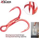 XBLACK Fishing Lures Set Minnow Crankbaits Pencil Jointed Popper VIB Lures Fishing Lures Kit 5PCS for Bass Trout in Saltwater and Freshwater, XBLACK Baits, Catch Big Fish!… - Image 4