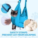HOMBYS Cat Carrier Soft Cat Travel Bag Sling Pet Accessories, Adjustable Strap Hand Free Pet Puppy for Outdoor, Can take Cats and Dogs Out for a Walk,Support Cats and Dogs up to 15 lbs - Image 7
