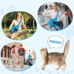 HOMBYS Cat Carrier Soft Cat Travel Bag Sling Pet Accessories, Adjustable Strap Hand Free Pet Puppy for Outdoor, Can take Cats and Dogs Out for a Walk,Support Cats and Dogs up to 15 lbs - Image 8