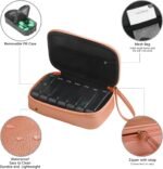 Weekly PU Leather Pill Bag Organizer Case 2 Times a Day, AM PM Daily Pill Box to Hold Vitamin, Fish Oil, Supplements and Medicine (Rose Gold) - Image 5