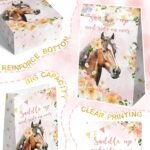 Outego 24 Girl Horse Party Favor Bags with Stickers - Girl Horse Goodie Bags for Kids - Perfect for Horse Themed Birthday Party and Celebration - Image 5