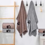Dog Towels for Drying Dogs - Pack of 4 - Super Absorbent Soft Microfiber Pet Bath Grooming Towel for Dogs Cats and Other Pets (M-36" * 28", 2Grey and 2Brown) - Image 7