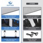 Back Seat Extender for Dogs - Hard Bottom Car Seat Cover for Dogs Holds 400lbs w Seatbelt, Water Bowl & Carry Bag - Nonslip Dog Seat Covers, Waterproof Backseat Dog Hammock for Car SUV Truck - Image 5