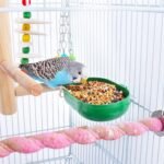 3 Pack Small Bird Plastic Feeder Seed Food Feeding Cup for Bird Parakeet Budgie Cockatiel Lovebird - Image 3