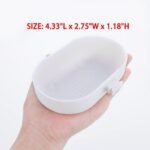 3 Pack Small Bird Plastic Feeder Seed Food Feeding Cup for Bird Parakeet Budgie Cockatiel Lovebird - Image 7