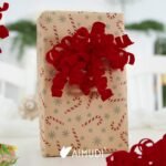 AIMUDI Red Velvet Curly Bows for Gift Wrapping 6.5'' Christmas Curly Bows Self Adhesive Gift Wrap Bows for Christmas Gifts, Treat Bags, Wine Bottles Party Holiday Decorations - 6 Counts - Image 6