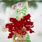 AIMUDI Red Velvet Curly Bows for Gift Wrapping 6.5'' Christmas Curly Bows Self Adhesive Gift Wrap Bows for Christmas Gifts, Treat Bags, Wine Bottles Party Holiday Decorations - 6 Counts - Image 7