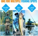 PLUSINNO Fishing Lures Fishing Tackle Box Fishing Bait Gifts for Men, Bass, Trout Fishing Accessories Kit for Saltwater & Freshwater Fishing Gear Including Topwater Lures, Hooks, Spinnerbaits - Image 5