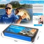 PLUSINNO Fishing Lures Fishing Tackle Box Fishing Bait Gifts for Men, Bass, Trout Fishing Accessories Kit for Saltwater & Freshwater Fishing Gear Including Topwater Lures, Hooks, Spinnerbaits - Image 8