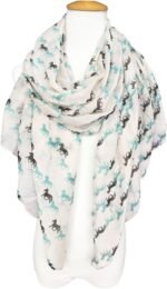 E-Clover Fashion Scarf for Women Lightweight Scarves Shawl Wrap for Spring/Summer Winter - Image 5