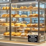 2 Pack Food Allergy Notice Sign 10×7 Inches Caution Warning Sticker Self Adhesive Waterproof Weatherproof Placard for Restaurants Cafe Bar - Image 6