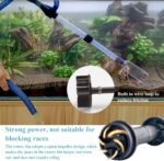 Electric Fish Tank Cleaner, Aquarium Gravel Cleaner Kit, Electric Fish Tank Cleaning Tools, Adjustable Length Fish Tank Gravel Cleaner Vacuum, for Change Water, Wash Sand, Remove Dirt (A) - Image 8