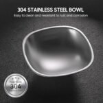 PAWGETHER® Pet Feeder Dual Bowl Accessory, ONLY Suitable for PAWGETHER Automatic Cat Feeder F2 F2S, White Double Bowl Accessory Food Splitter with 2 Stainless Steel Bowls - Image 8