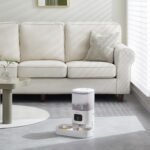 PAWGETHER® Pet Feeder Dual Bowl Accessory, ONLY Suitable for PAWGETHER Automatic Cat Feeder F2 F2S, White Double Bowl Accessory Food Splitter with 2 Stainless Steel Bowls - Image 10