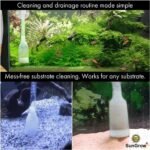 SunGrow Aquarium Fish Tank Gravel Cleaner Vacuum, Siphon Pump Aquarium Water Changer, Tank Cleaner, Syphon Cleaning and Water Changing Tools Kit with Priming Bulb, 65-inches - Image 4