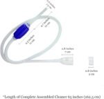 SunGrow Aquarium Fish Tank Gravel Cleaner Vacuum, Siphon Pump Aquarium Water Changer, Tank Cleaner, Syphon Cleaning and Water Changing Tools Kit with Priming Bulb, 65-inches - Image 7