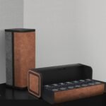 Pill Organizer Weekly, 2 Times a Day for 7-Day Leather Medicine Box Travel Container Vitamin Am Pm Pill Case, Twice Daily Privacy Pill Holder, Modern and Portable Pillbox (Black and Brown) - Image 9