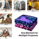 Horse Gifts for Women, Horse Blanket for Girls, Horse Lady Gifts, Horse Gifts for Horse Lovers, Blanket Throws 60" x 50", Christmas Birthday Gifts - Image 4