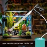 Aquarium Gravel Cleaner, Fish Tank Cleaner Kit with Dual Vacuum Tubes, Quick Water Changer Tools with Water Hose Controller Clamp for Water Changing Sand Washing - Image 8