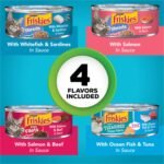 Purina Friskies Wet Cat Food Variety Pack Fish-A-Licious Extra Gravy, Prime Filets and Tasty Treasures - (Pack of 32) 5.5 Oz. Cans - Image 3