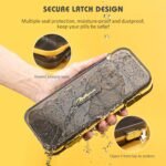 Weekly Pill Organizer/ Dispensers, 3 Times A Day, 7 Day Large Compartments Travel Pill Container/ Box, Moisture-Proof Medicine Case for Fish Oil Vitamins Pills (Transparent Black) - Image 4