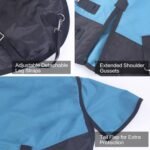 Mini Horse/Pony/Foal/Miniature Size 36"-51" Lightweight Waterproof & Breathable 1200 Denier Turnout Blanket with No Filling Peacockblue 36" - Image 4