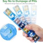 Large Monthly Pill Organizer, 28 Day Pill Box 1 Time a Day, 4 Weeks a Month Pill Case Container,Travel Friendly Medicine Organizer for Vitamins, Fish Oils, Supplements - Image 7
