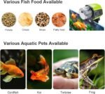 Automatic Fish Feeder, Lychee Fish Feeder Fish Food Vacation Feeder Moisture-Proof Electric Timing Automatic Feeder for Aquarium Fish Tank - Image 4