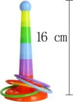 26 cm Horseshoes Set and 16 cm Ring Toss Game Set for Indoor/Outdoor Game - Image 4