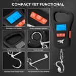 KastKing Fish Scale, ToughTide USB Charging Fishing Scale, 65lb Capacity, Ultra-Thin Digital Fish Scale, LCD Display, Ergonomic Handle, Fish Scales Digital Weight, Fishing Accessories for Men - Image 8