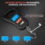 KastKing Fish Scale, ToughTide USB Charging Fishing Scale, 65lb Capacity, Ultra-Thin Digital Fish Scale, LCD Display, Ergonomic Handle, Fish Scales Digital Weight, Fishing Accessories for Men - Image 10