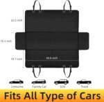 Dog Car Seat Cover for Back Seat Bench Seat Cover Waterproof Car Seat Cover for Dogs Scratch Proof Nonslip Durable Pet Dog Backseat Cover Dog Hammock for for Car Truck& SUV - Image 7