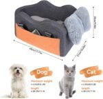 Dog Car Seat for Small Dog Center Console Seat Pet Booster Seat for Car Puppy Car Seat for Small Dogs(Dark Gray) - Image 3
